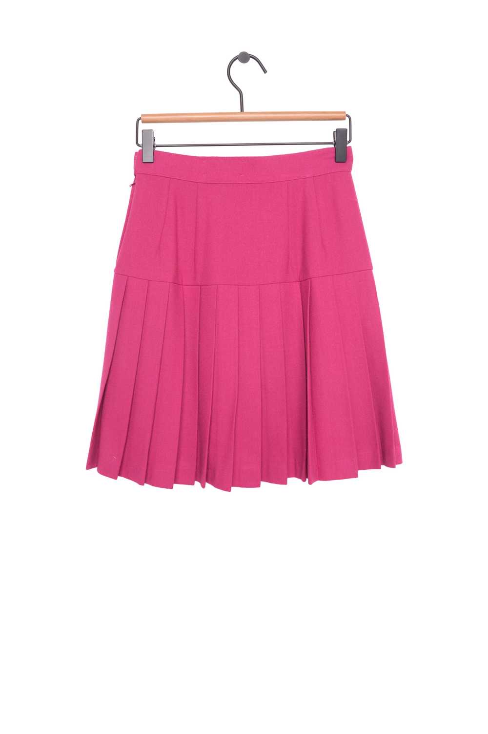 1990s Pleated Mini Skirt - image 2