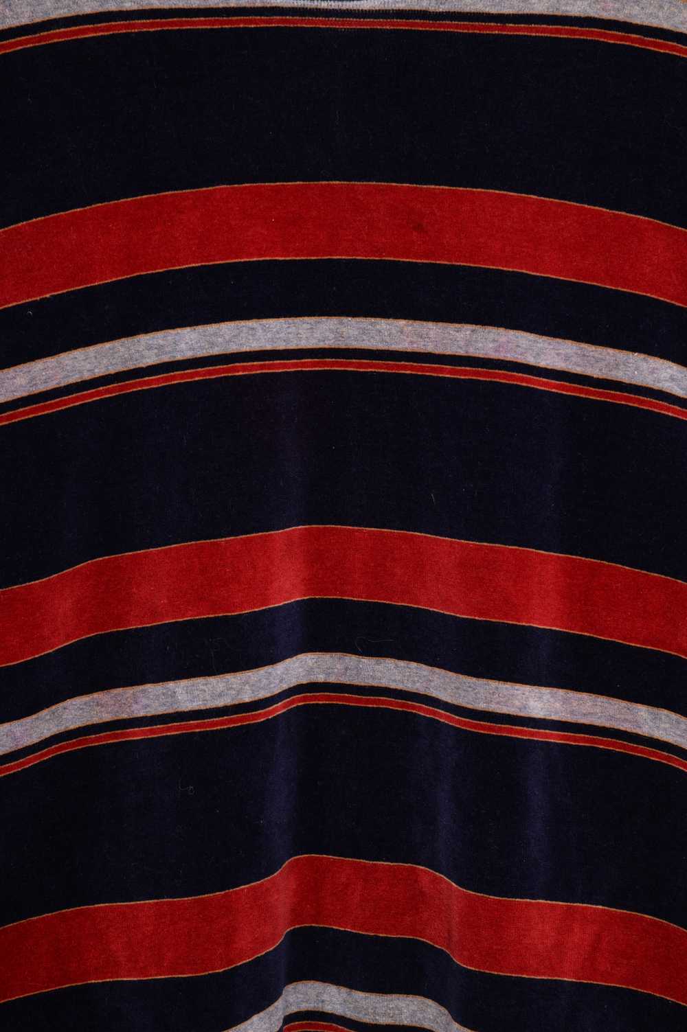 Striped Velour Sweatshirt - image 2
