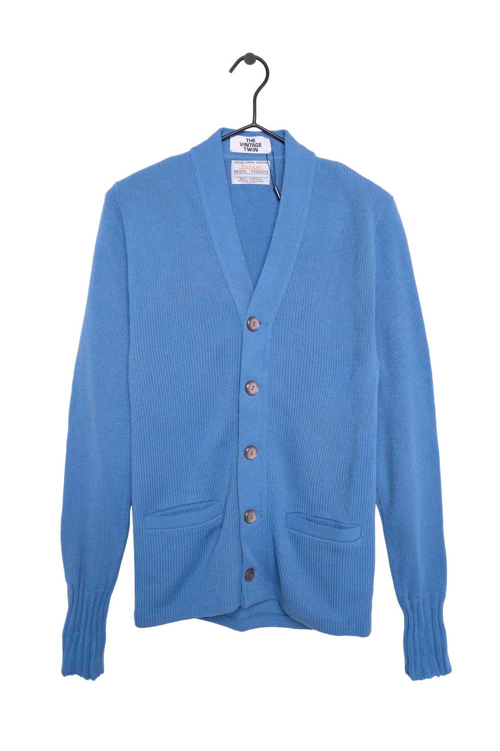 1960s Blue Cardigan - image 1