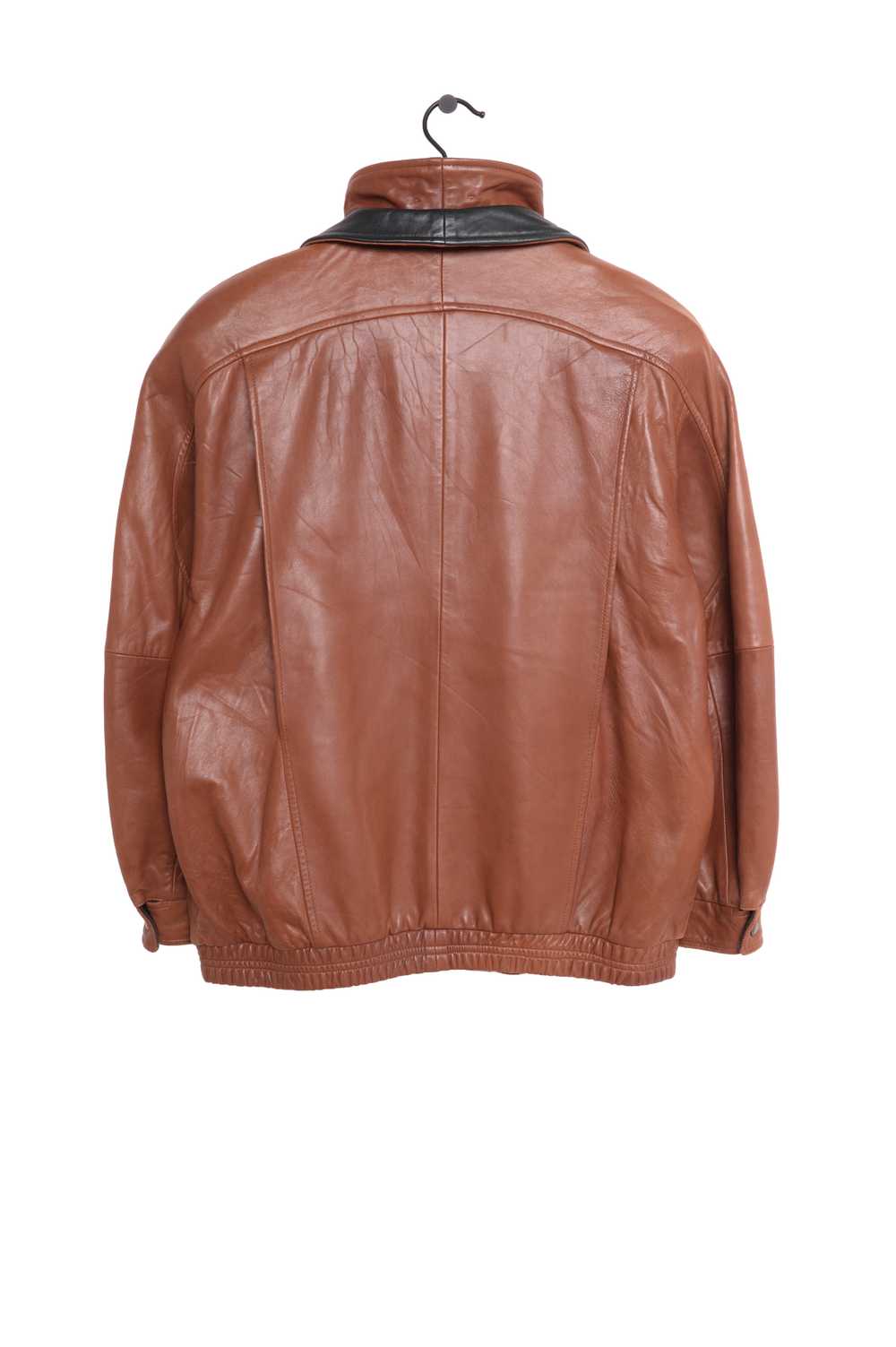 1990s Soft Lambskin Leather Jacket - image 2