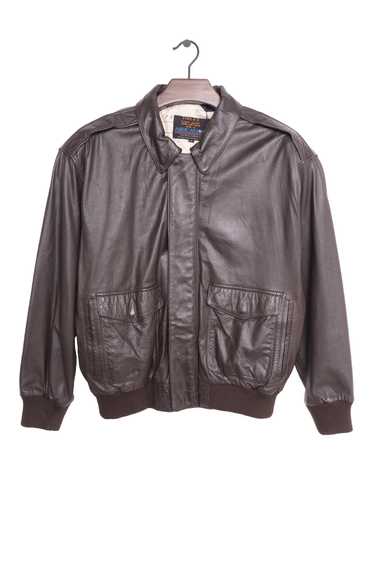 1980s Leather Bomber Jacket