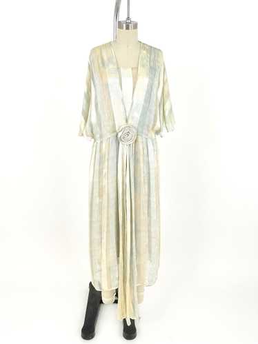 70s Incinoo Silk Printed Dress Set - image 1