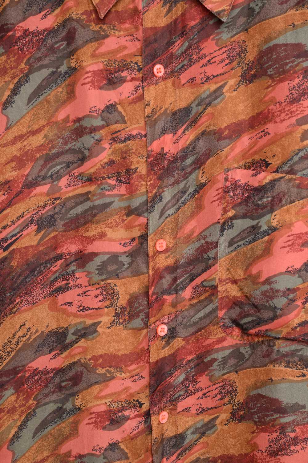 Abstract Silk Button Down - image 2