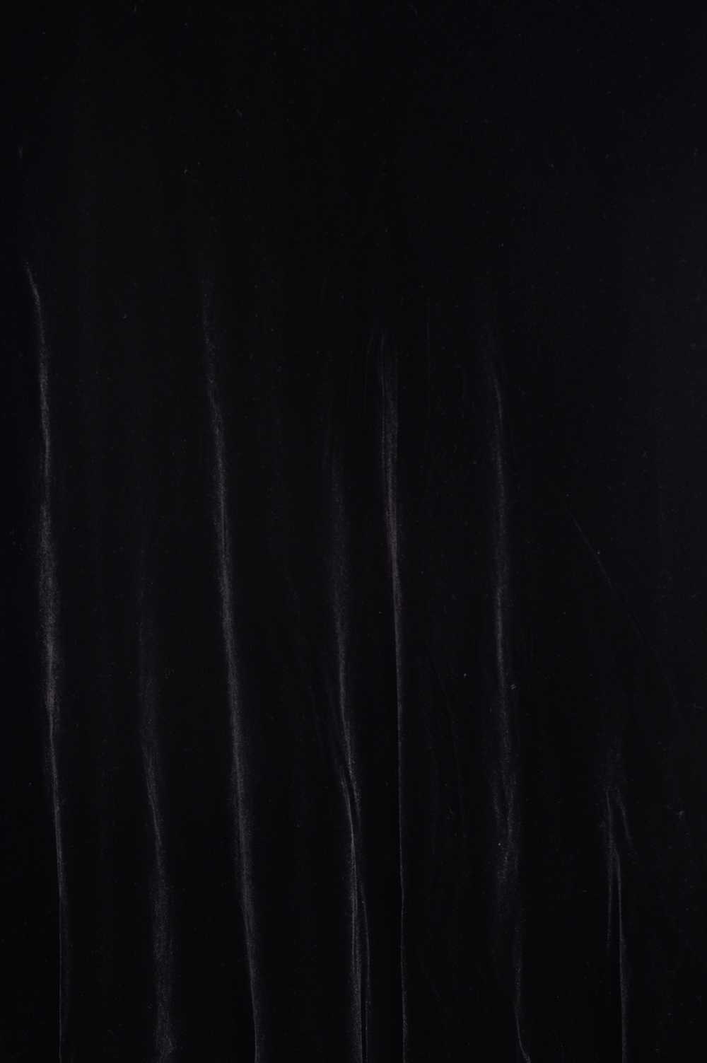 Black Velvet Midi Skirt - image 2