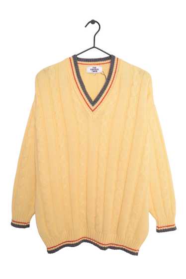 1980s Cable Knit Sweater - image 1