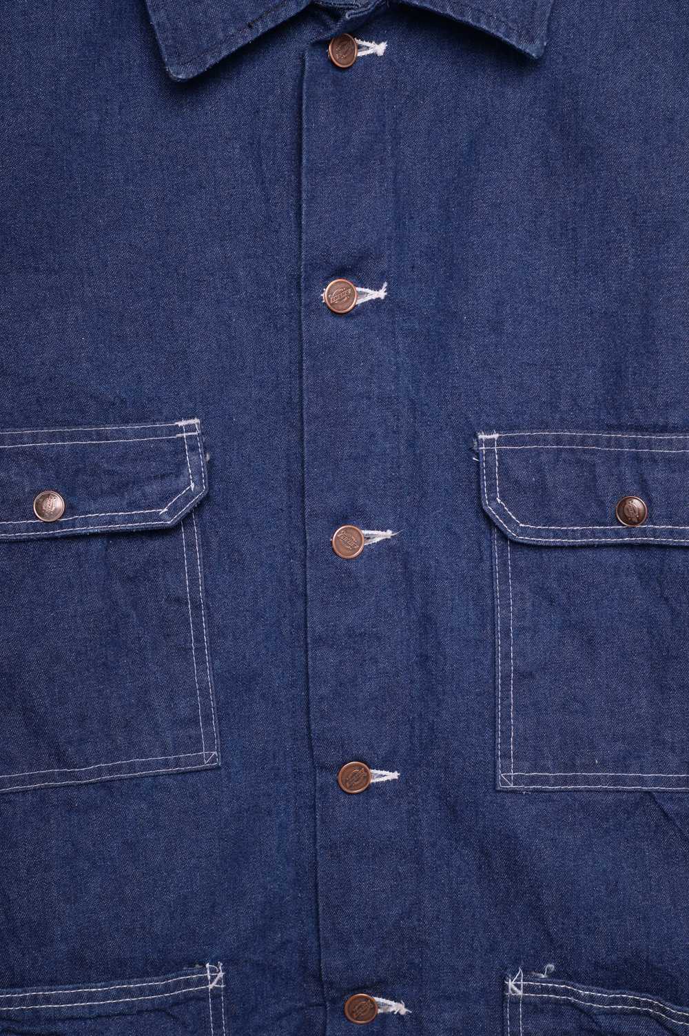 1980s Dickies Denim Work Jacket USA - image 3