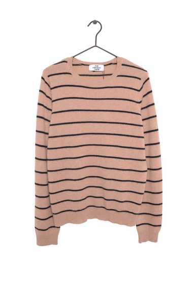 Soft Cashmere Striped Sweater - image 1