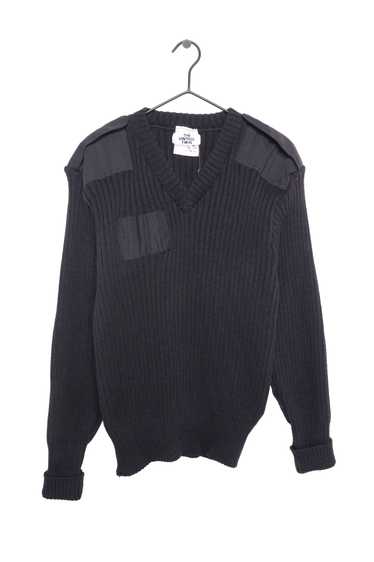 Wool Paneled Sweater