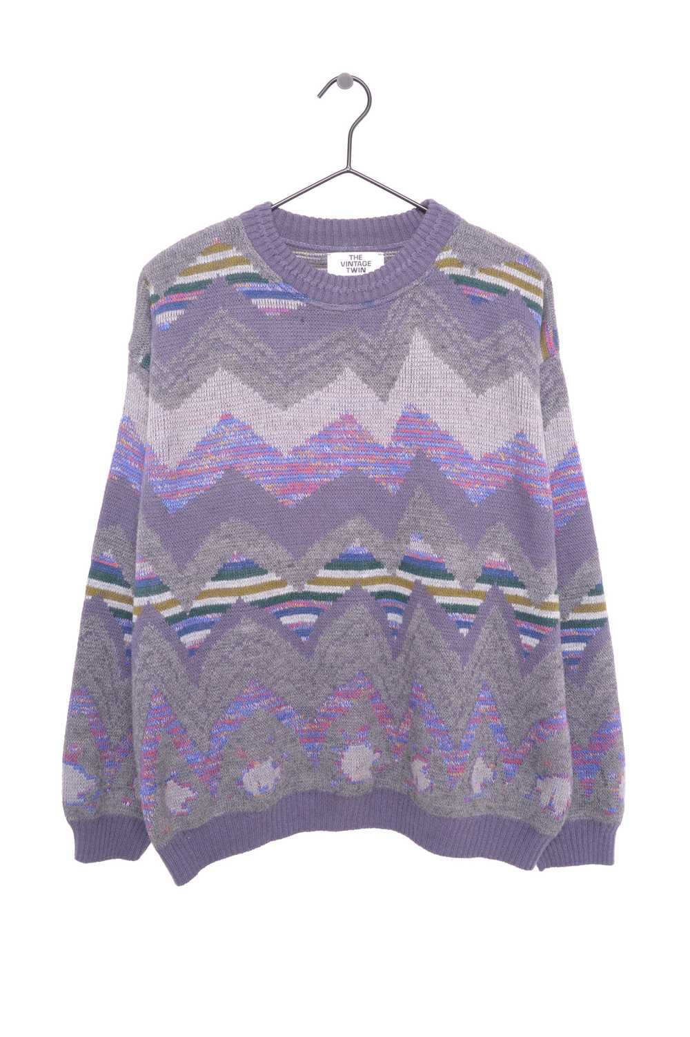 1990s Geometric Sweater - image 1