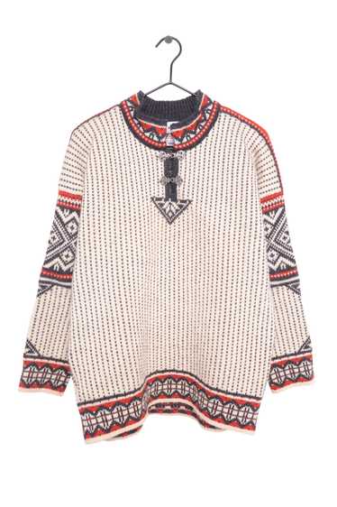 1990s Nordic Wool Sweater - image 1