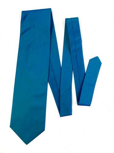 90s Deadstock Silk Necktie, Men's Vintage Solid Te