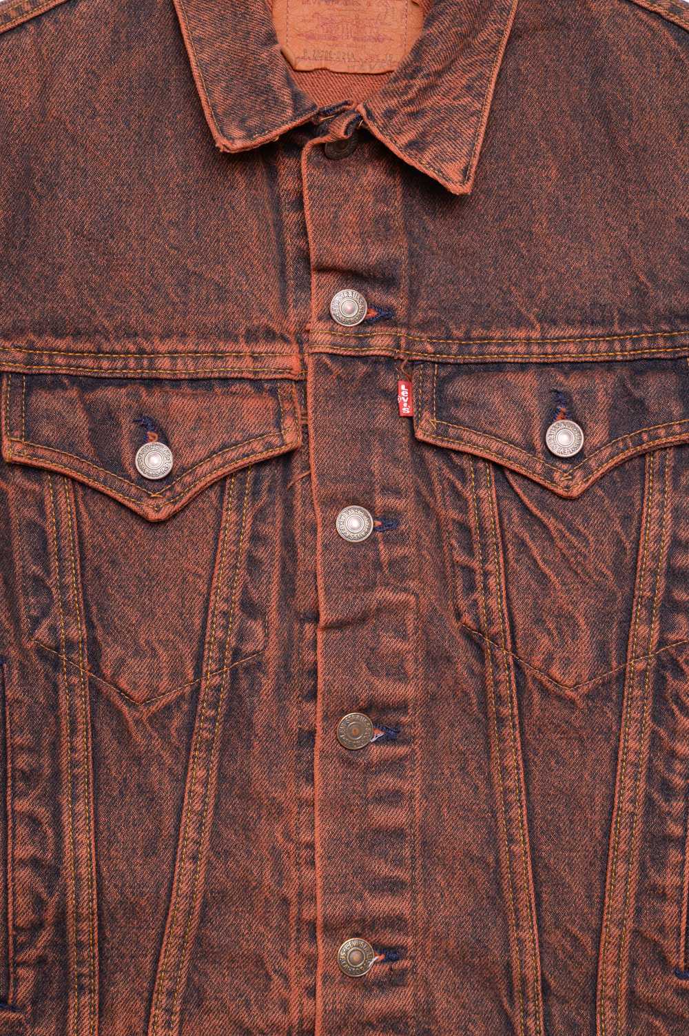 1980s Rust Levi's Denim Jacket USA - image 2