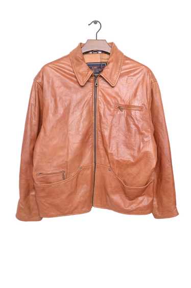 1990s Caramel Leather Jacket