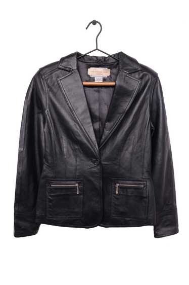 Y2K Short Leather Jacket