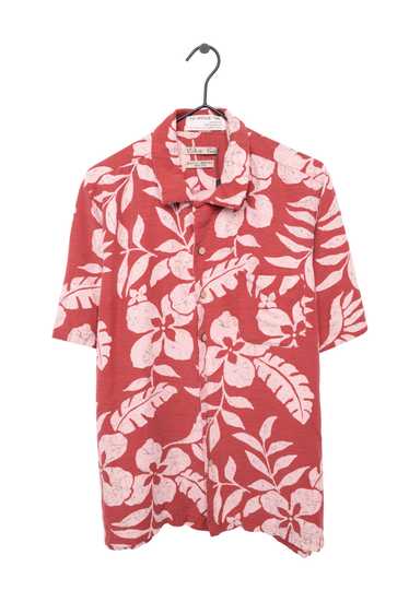 Silk Hawaiian Shirt - image 1