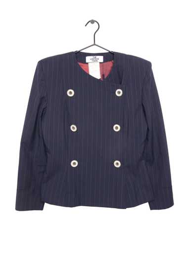 Double Breasted Pinstripe Blazer