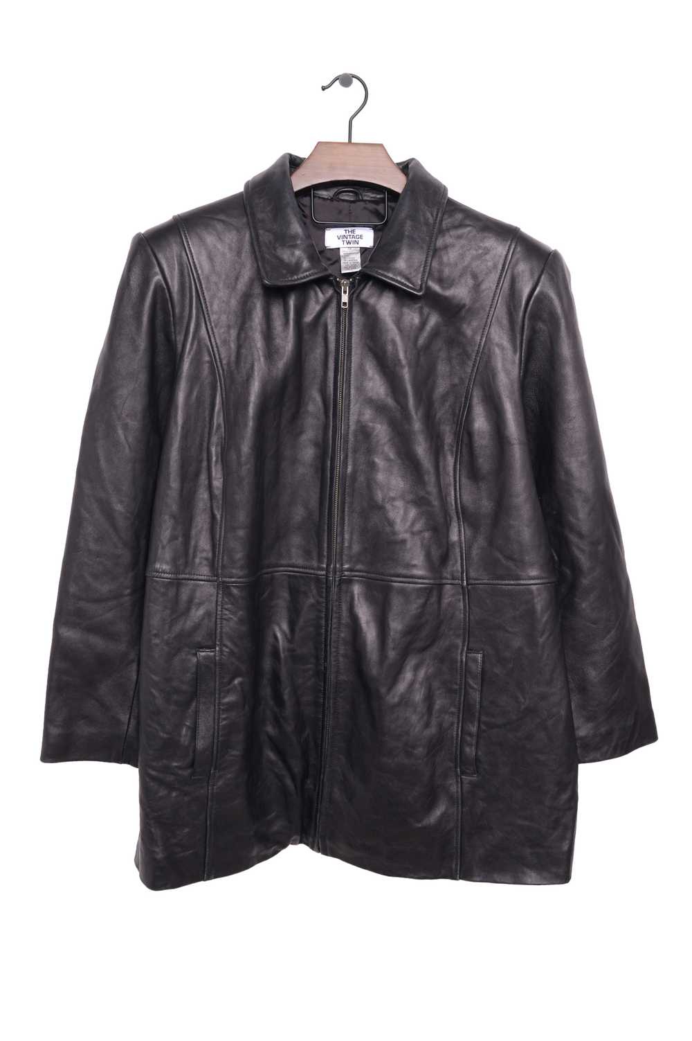 1990s Leather Jacket - image 1