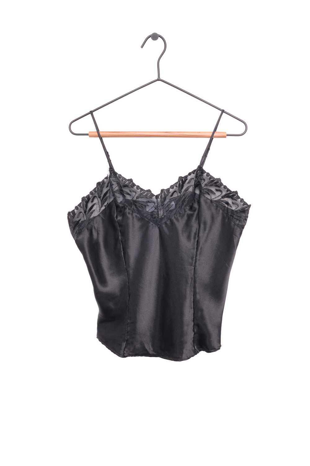 Lace Trim Slip Top - image 1