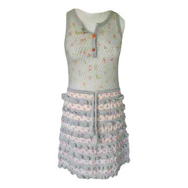 MANOUSH Floral Lace Crochet deals Polka Dot Mini Dress Sleeveless Small