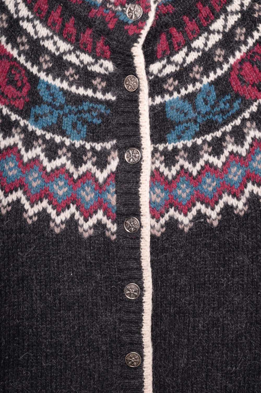 Wool Nordic Cardigan - image 2