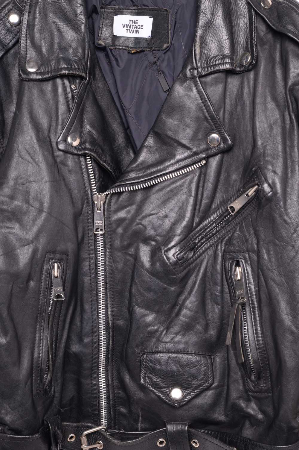Leather Moto Jacket - image 2