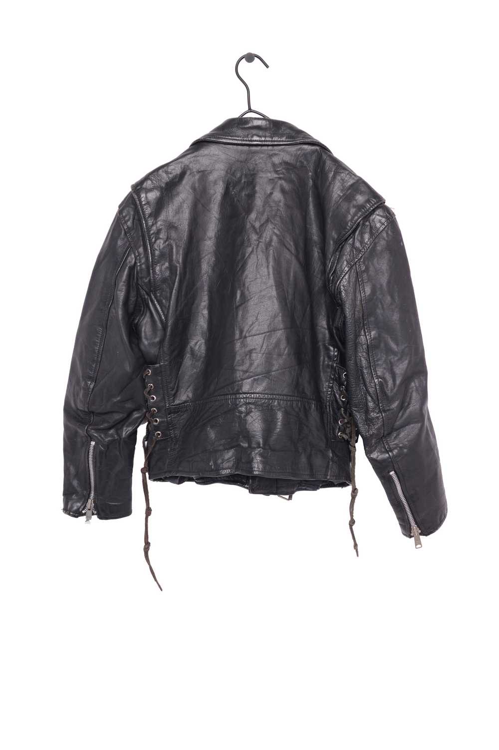 Leather Moto Jacket - image 3