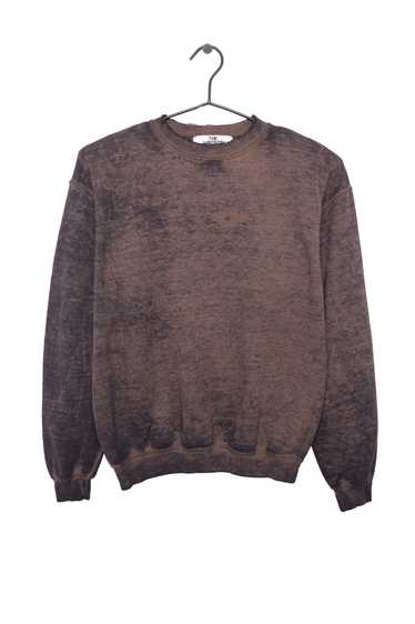 Brown Burnout Wash Sweatshirt