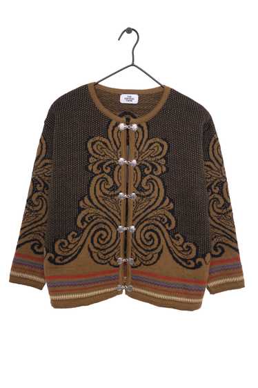 Earthy Nordic Toggle Cardigan