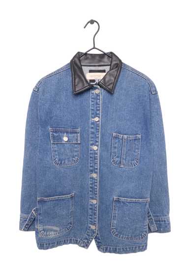 [CODE GRAPHY] CORDUROY COLLAR DENIM WORK ジャケット★24AW★ Corduroy-Collar Denim Jacket | Ralph Lauren