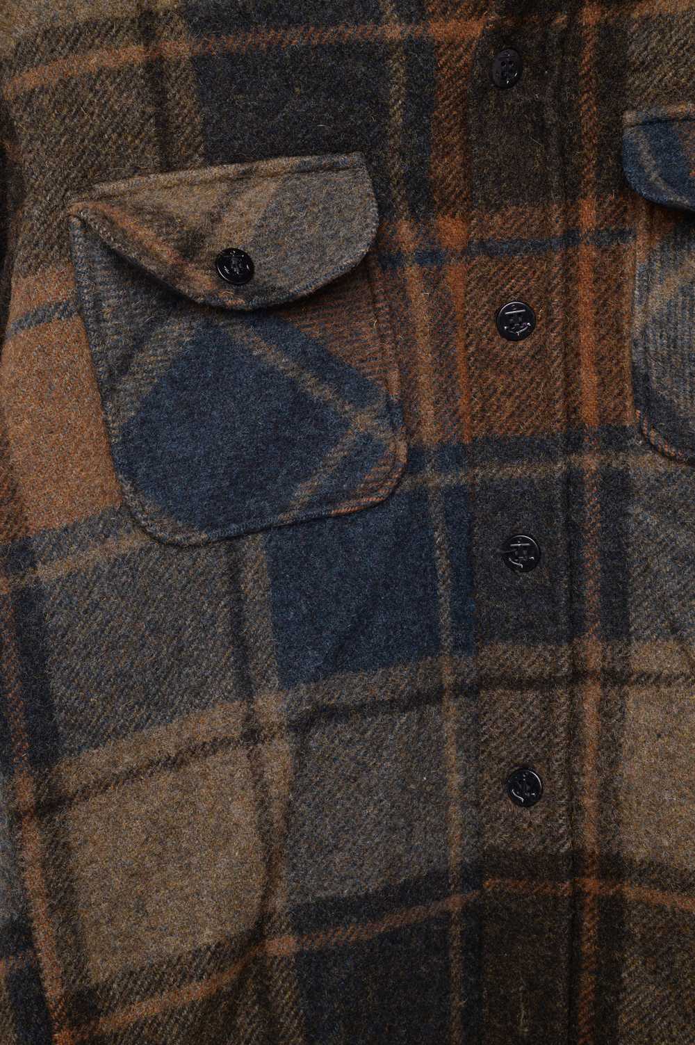 Earthy Wool Plaid Jacket - image 2