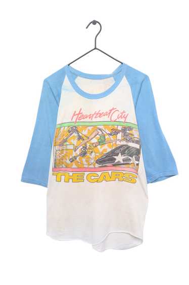 1980s The Cars Heartbeat City Baseball Tee