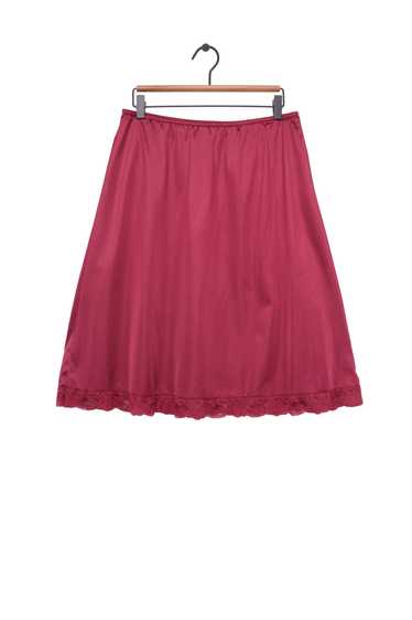 Lace Trim Slip Skirt - image 1
