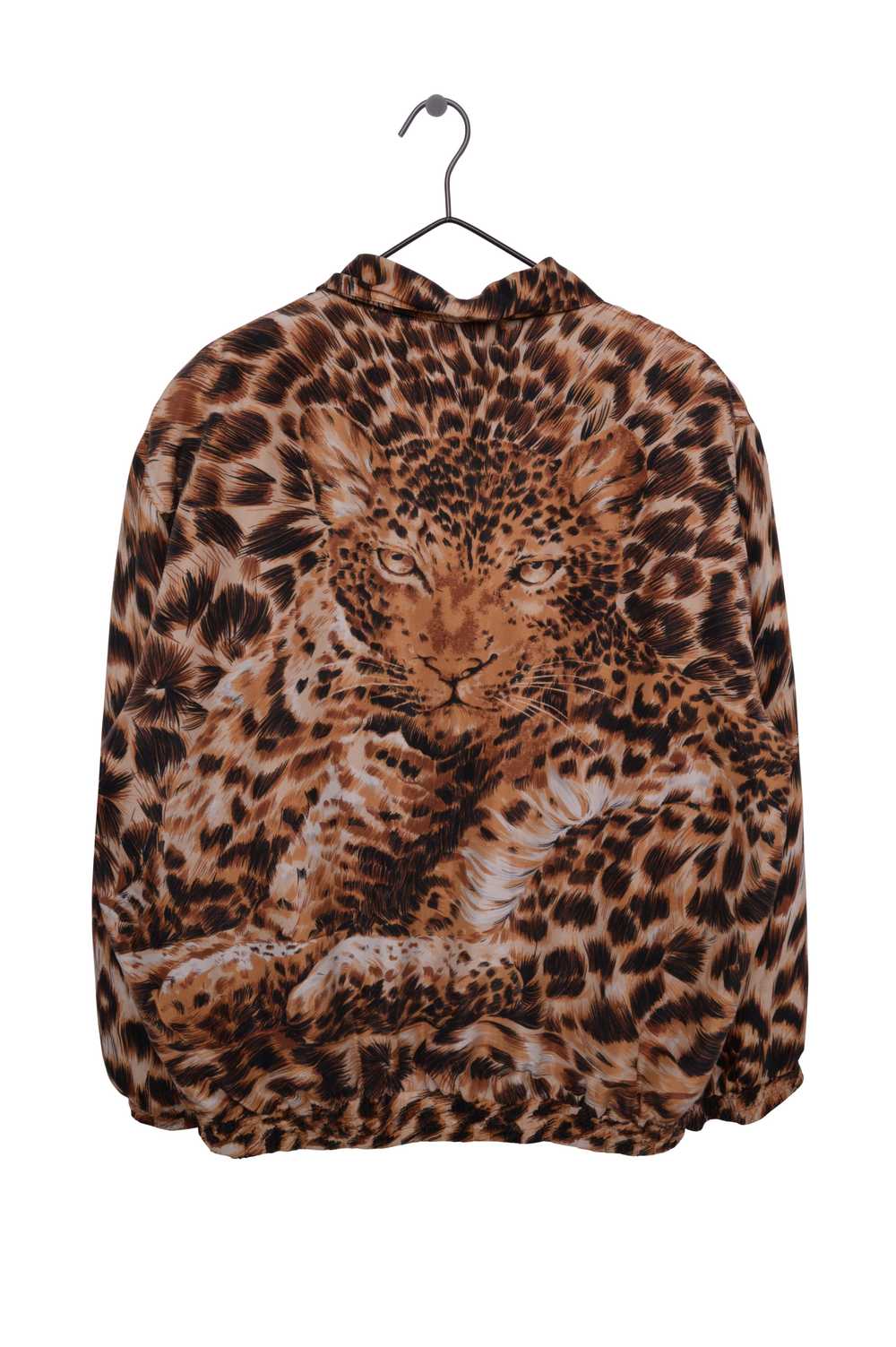 Leopard Print Windbreaker - image 3
