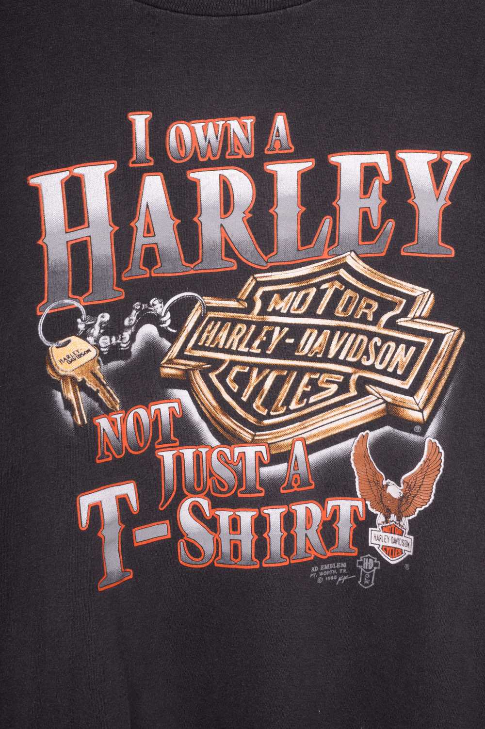 1985 Harley Davidson Not Just A Tee - image 3