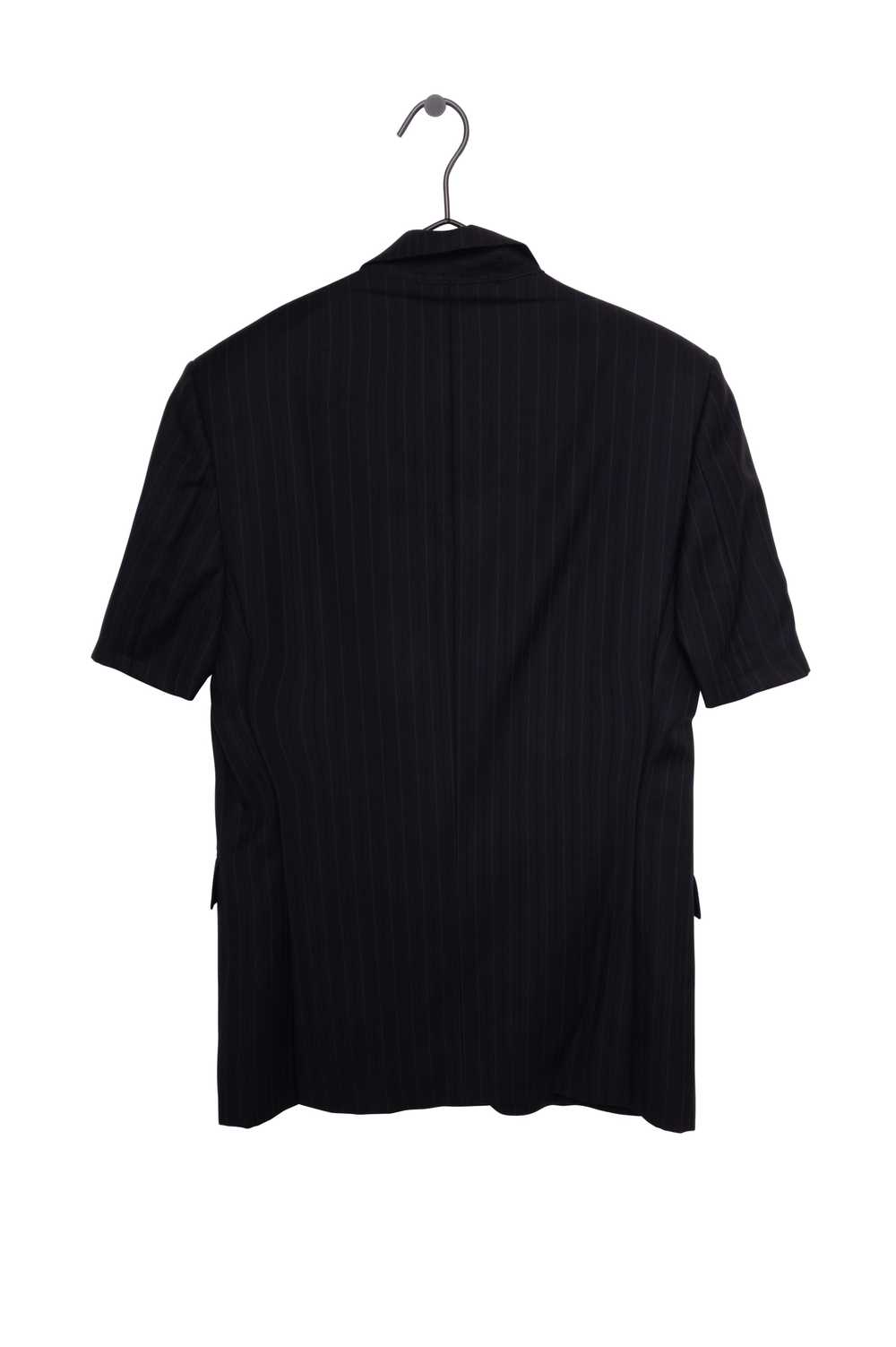 Short Sleeve Pinstripe Blazer - image 3