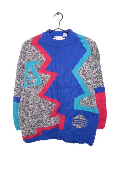 Pop Art Shapes Sweater