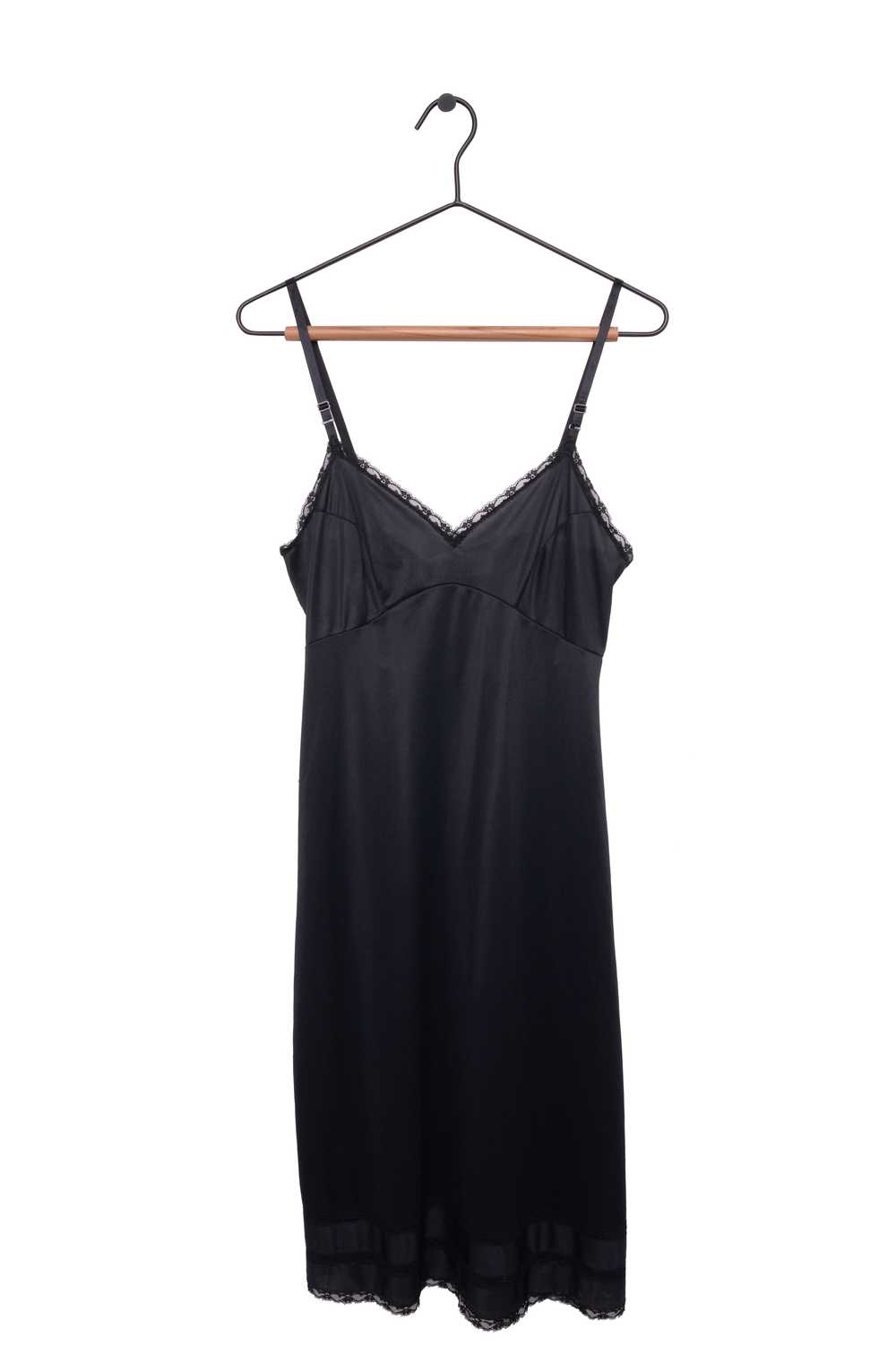 Lace Trim Slip Dress - image 1