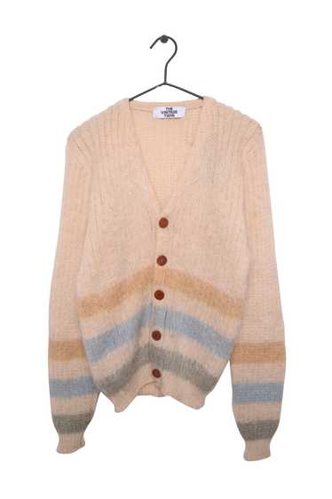 Wool Stripe Cardigan - image 1