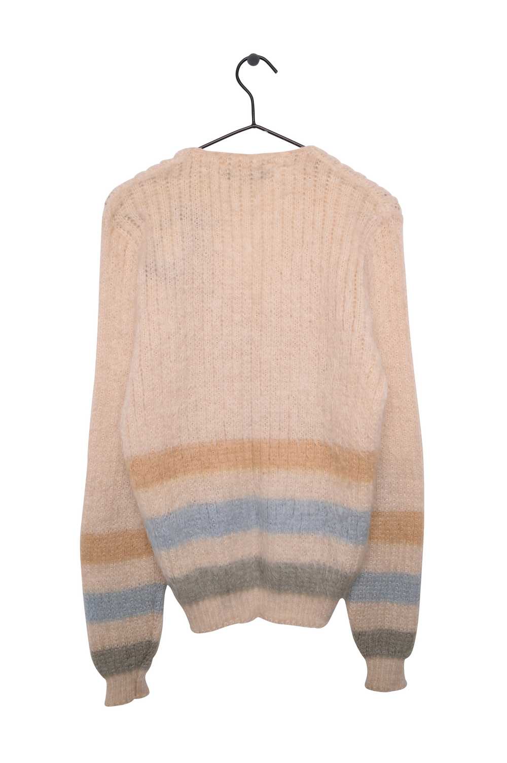 Wool Stripe Cardigan - image 3