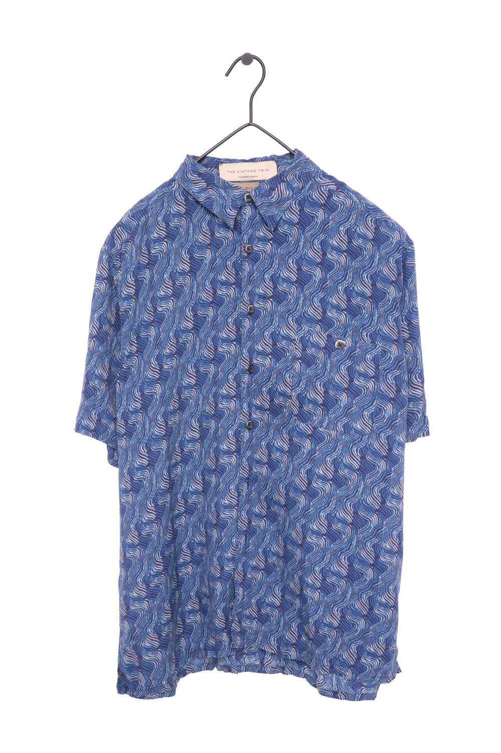 Wavy Silk Button Down - image 1