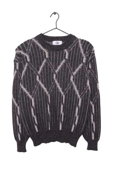 Wool Blend Geo Sweater