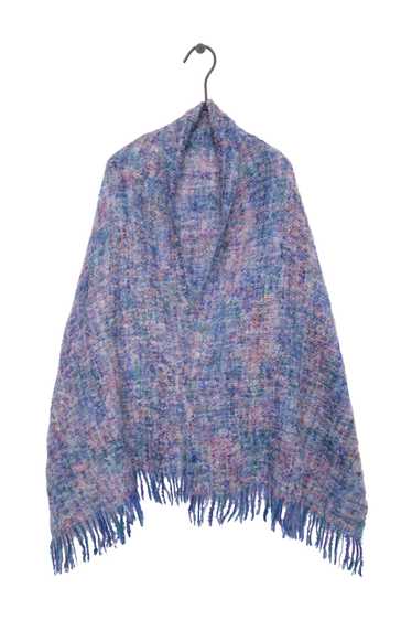 Irish Knit Mohair Blend Shawl