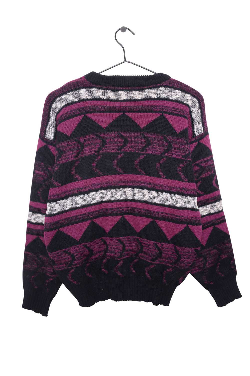 Geometric Textured Sweater - image 2