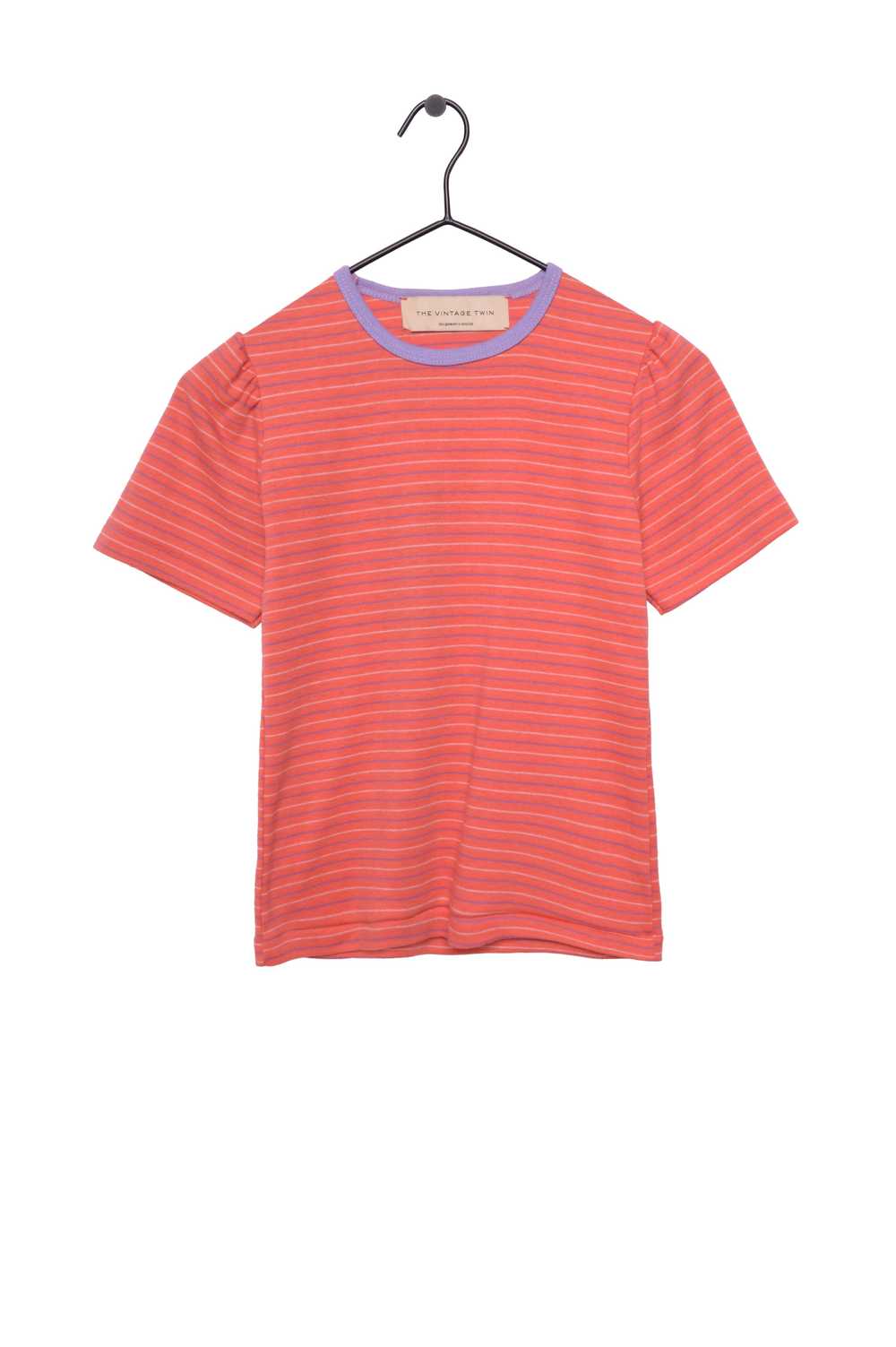 Y2K Striped Baby Tee - image 1