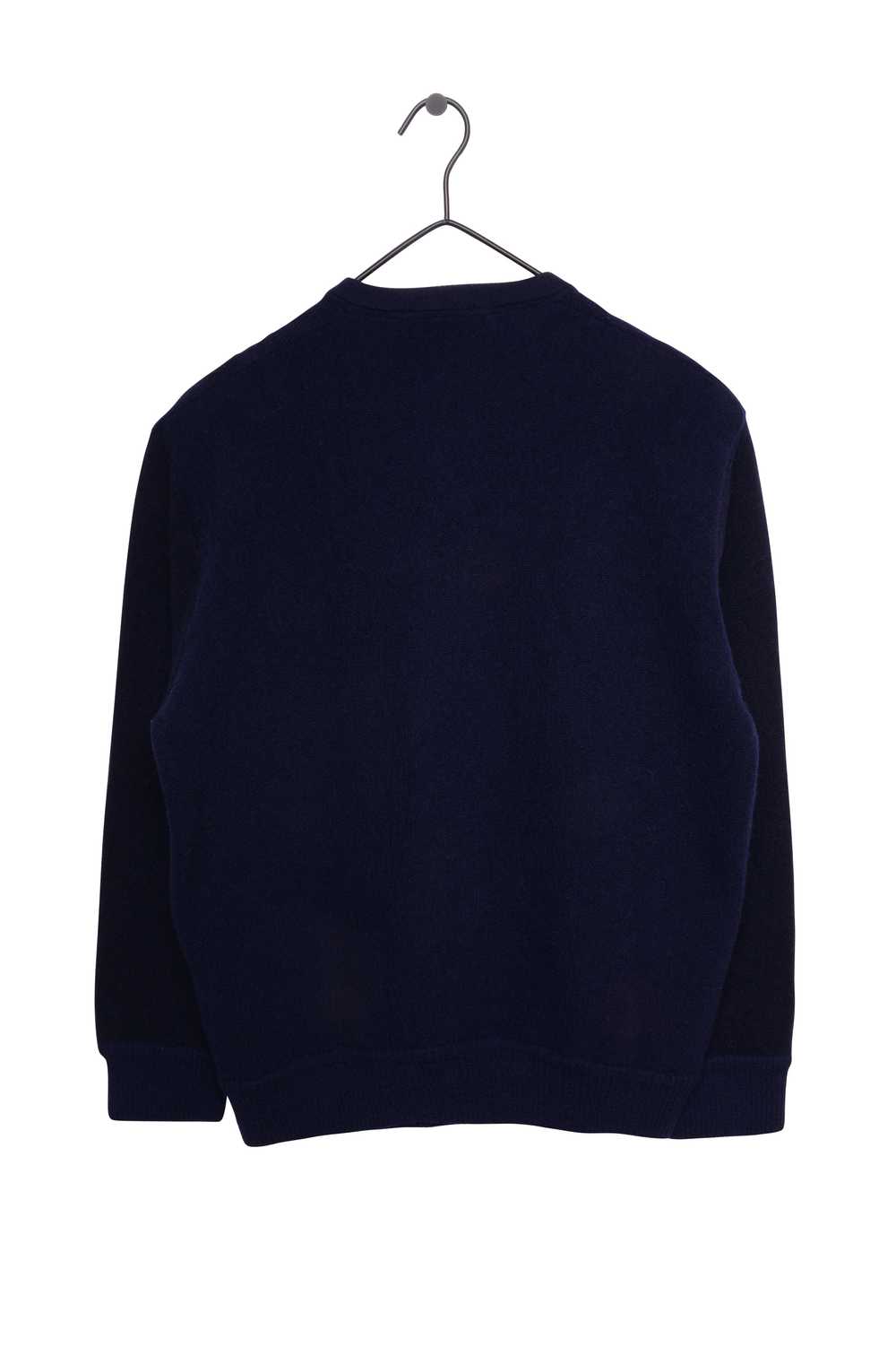 Navy Wool Sweater - image 3