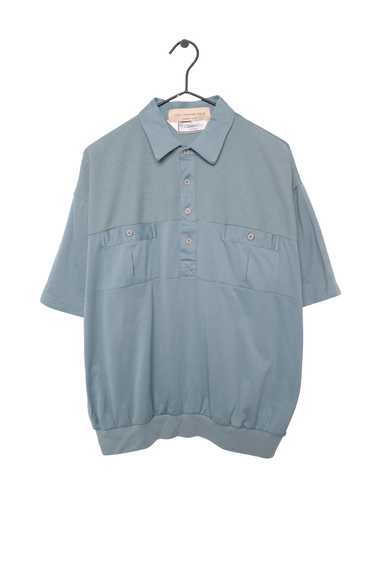 Teal Banded Polo - image 1
