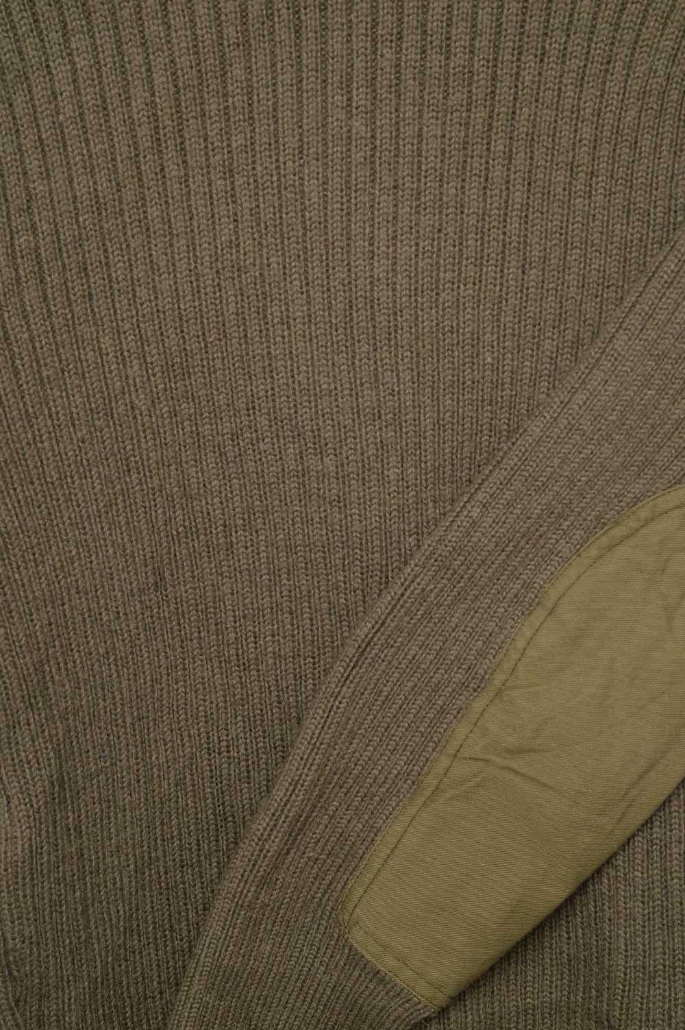 Shoulder Patch Wool Sweater - image 2