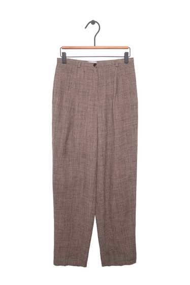 Tweed Pleated Trousers