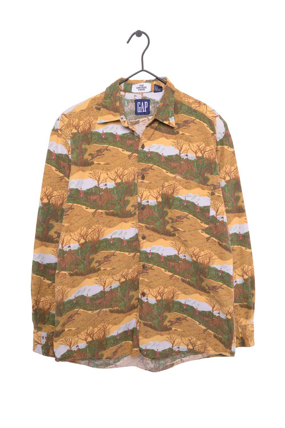 1990s Gap Hunting Dogs Button Down - image 1