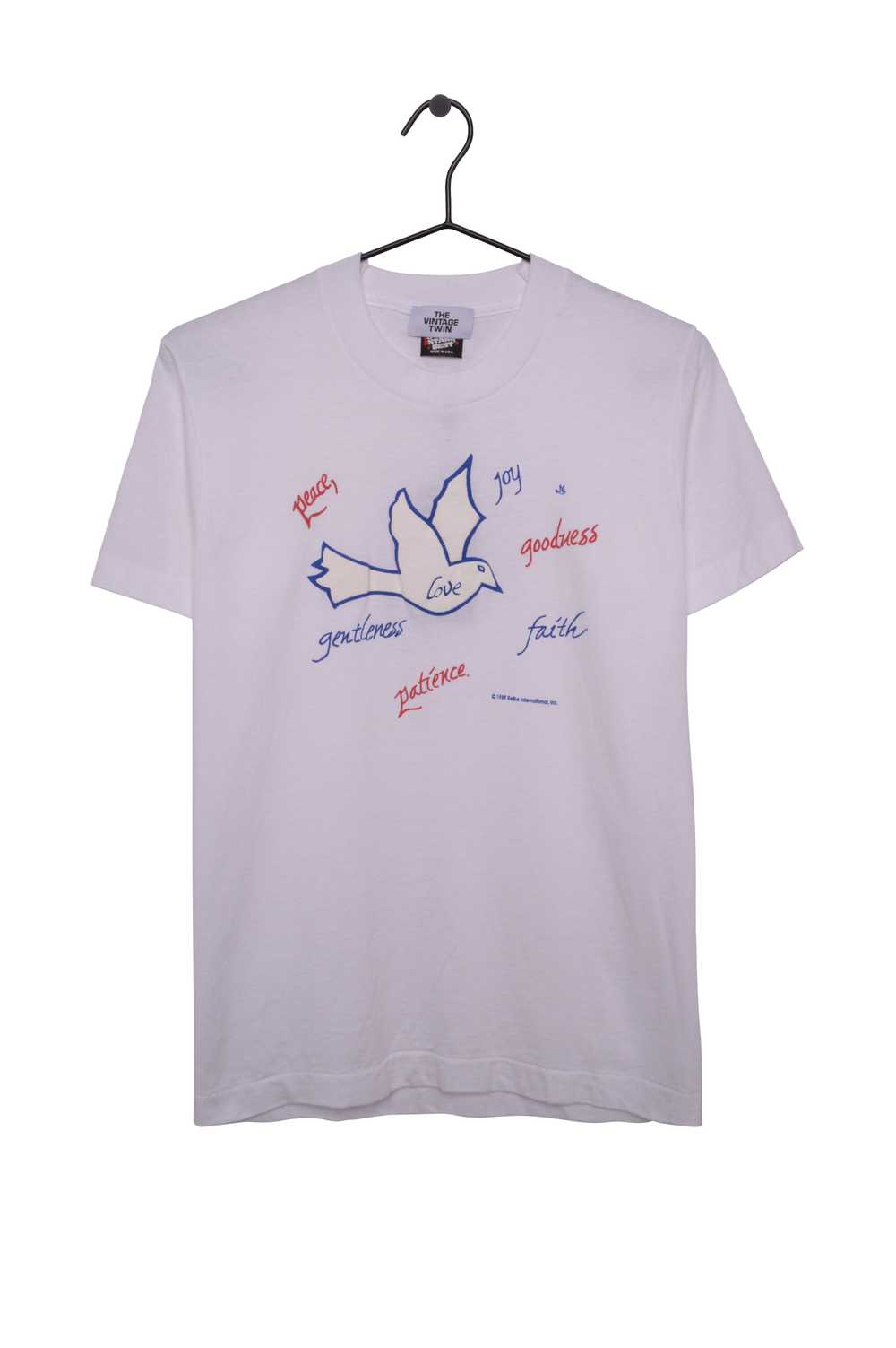 1989 Peace and Faith Tee USA - image 1